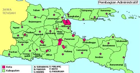 Daftar Kabupaten dan Kota di Provinsi Jawa Timur - Tentang Provinsi