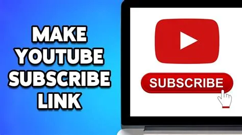 How To Make YouTube Subscribe Link 2024 | Create Custom Subscribe Link ...