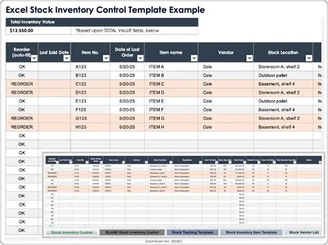 Spare Parts Inventory Excel Template Free - Infoupdate.org