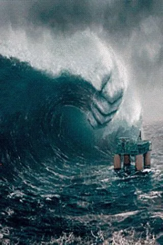 Tsunami Wave | Huge waves, Waves, Tsunami waves