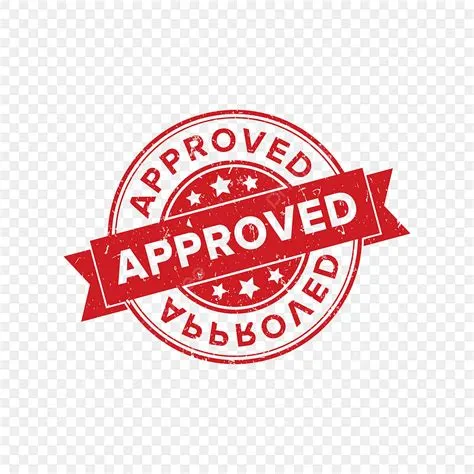 Marca De Sello Rojo Aprobado PNG ,dibujos Sello, Aprobar, Aprobado PNG ...