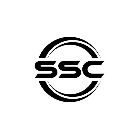 diseño del logotipo de la letra ssc en la ilustración. logotipo ...