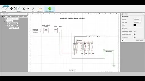 Customer Consumer Unit/ Fusebox Wiring Diagram in Fusion 360 - YouTube