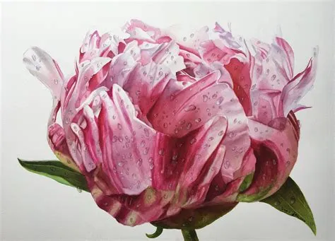 Rose Paintings and Flower Paintings in Watercolor and Oil