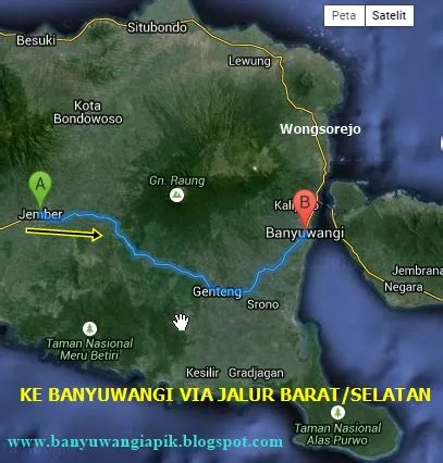 INFO PERJALANAN KE BANYUWANGI