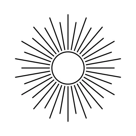 Sunlight Rays Vector