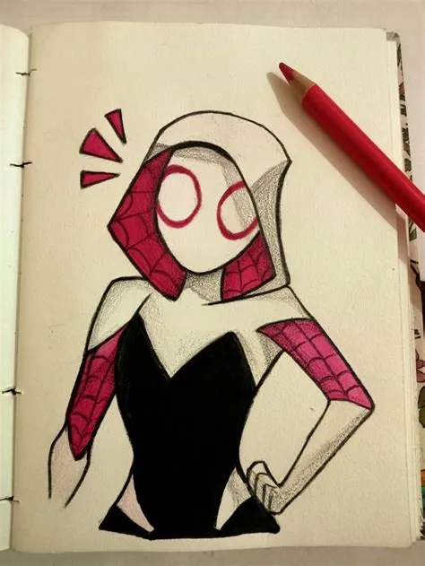 by فاطمة on Pins by you in 2025 | Sketches, Spiderman art sketch ...