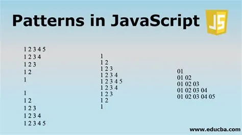 Patterns in JavaScript | 3 Amazing Types of Patterns in JavaScript