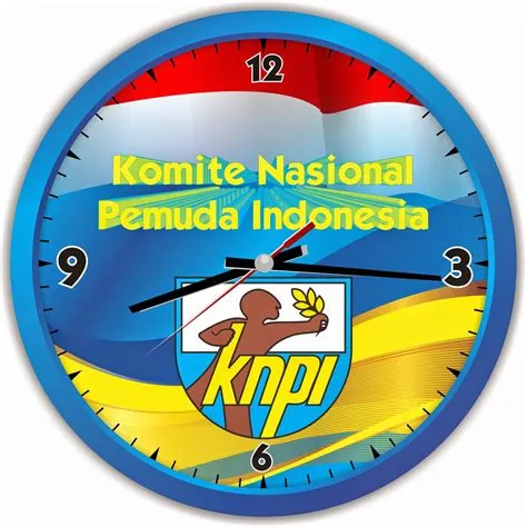 CONTOH DESAIN JAM DINDING DAN PIN BROS KNPI Maha Karya Advertising ...