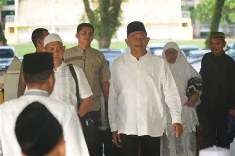 Bupati Langkat Shalat Idul Fitri di Alun-Alun Stabat - ANTARA News ...