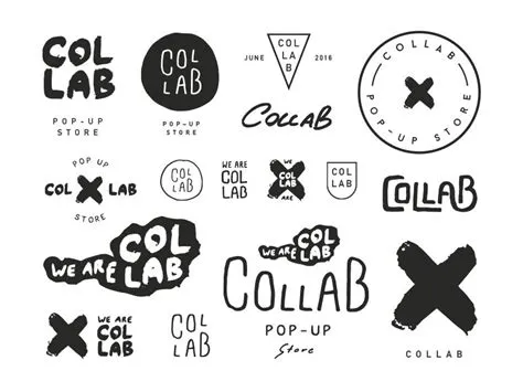 Collab Logo Explorations | Graphic Design Blog