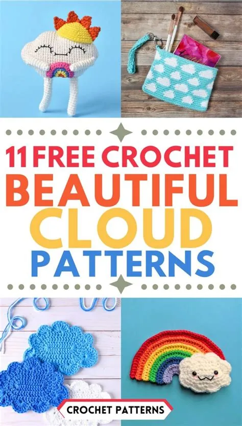 20 Crochet Cloud Patterns For Free