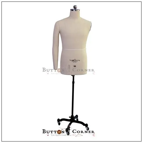 Semi Pin-able Male Mannequins – Button Corner