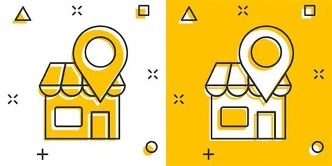 Home-Pin-Symbol im Comic-Stil Hausnavigation Cartoon-Vektor ...