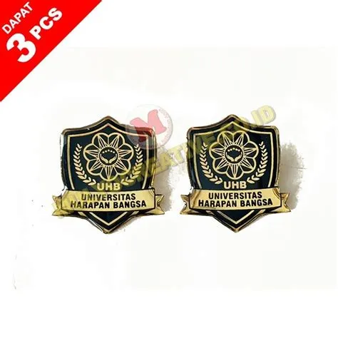 UHB Pin Logo Universitas Harapan Bangsa Pin Logo UHB / 3pcs ...