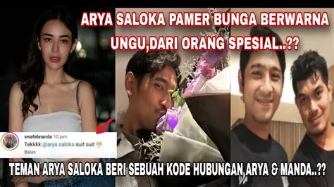 ARYA SALOKA PAMER BUNGA DARI ORANG SPESIAL..?? || TEMAN ARYA SALOKA ...