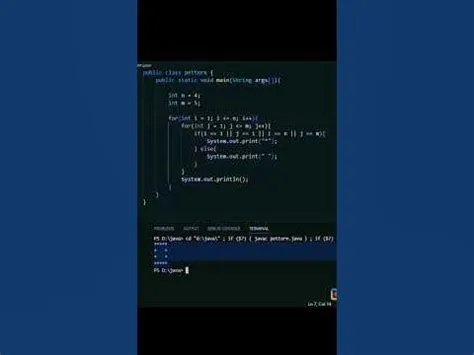 Hollow Rectangle Pattern Printing Java Main | Hollow Rectangle Pattern ...