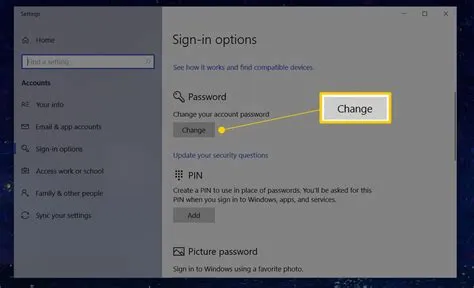 Can i add or change a windows 10 microsoft account from my computer ...