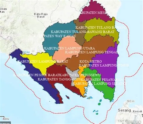Peta Lampung Lengkap beserta Daftar Kabupaten dan Kotanya