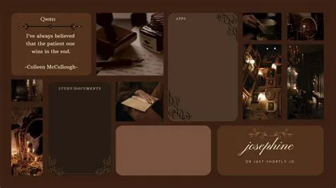 Dark Academia Aesthetic Wallpaper Inspired by Little Women's Jo