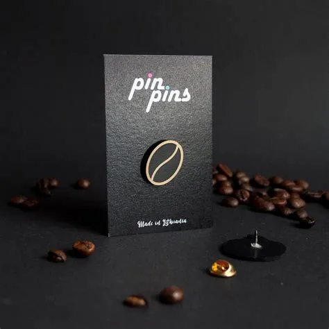 Coffee Bean Pin Pins Drinks Pins Badges Brooch Coffee - Etsy