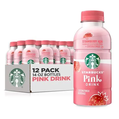 Starbucks Pink Drink, 14 oz, 12 Pack - Walmart.com