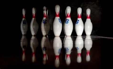 Reflected Bowling Pins - HD Wallpaper for Sports Enthusiasts