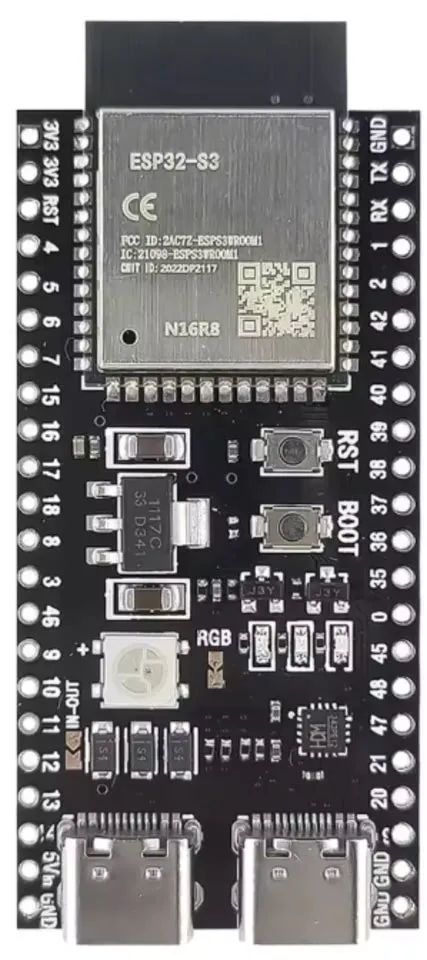 ESP32-S3 N16R8 Board - 16MB Flash + 8MB PSRAM - Arduino/ESPHome in ...