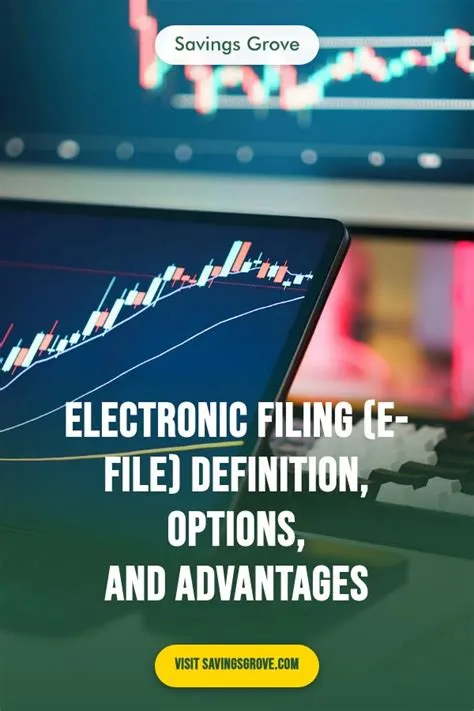 Electronic Filing (E-File) Definition, Options, and Advantages ...