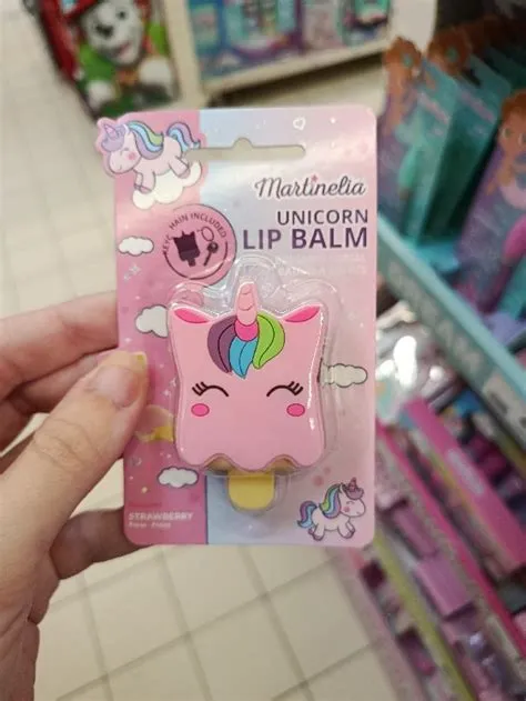Martinelia Baume à Lèvres Licorne pour Enfant - Stick à Lèvres ...
