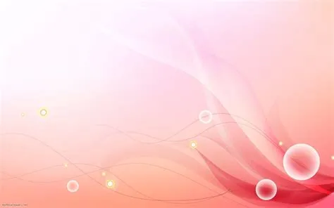 Light Red Background Wallpaper with Bubbles
