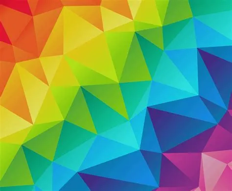 Colorful Background Triangles Vector Vector Art & Graphics | freevector.com