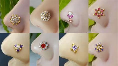 New nose pin designs/gold nose pin designs/daily wear nose pins ...