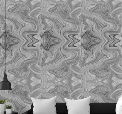 Swirling Gray Patterns wallpaper marble