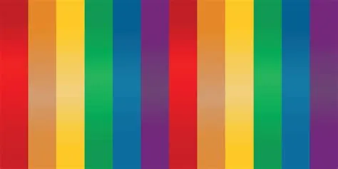 arco iris patrón geométrico rayas fondo de paisaje de color degradado ...