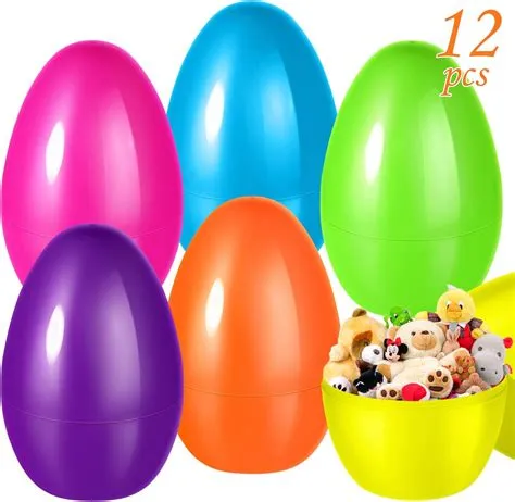 12 PCS Jumbo Easter Eggs, 10" Large Plastic Easter Eggs for Easter Egg ...