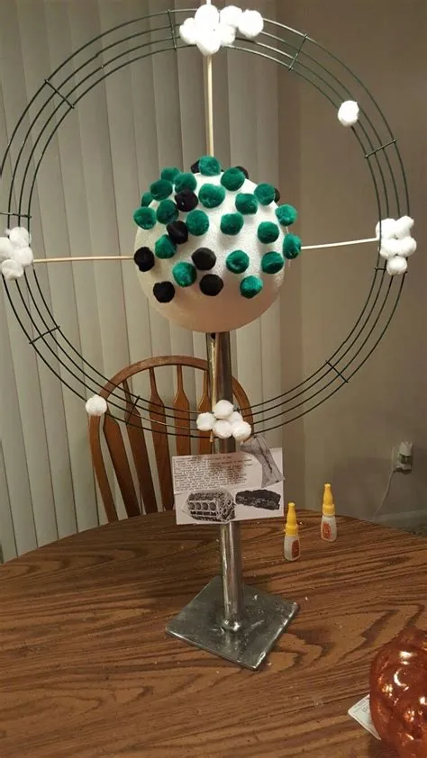 Titanium Atom Model 3d