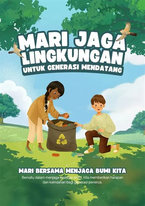 Contoh Poster Kebersihan Lingkungan - SPENTRIBA