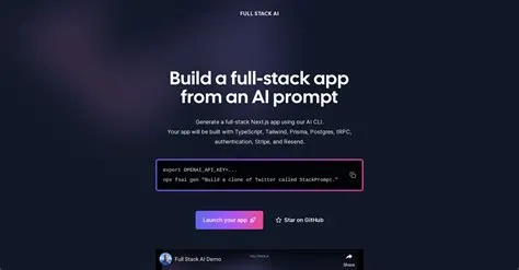 Full Stack AI - AI Tool For Apps