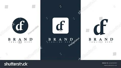 Modern Letter Df Logo Suitable Any Stock Vector (Royalty Free ...
