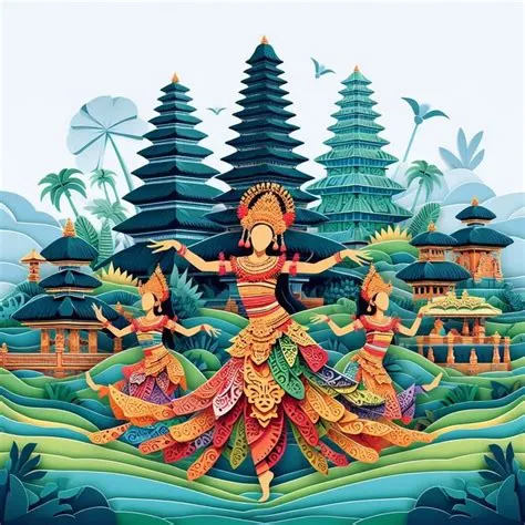 Indonesia Indah | Seni abstrak, Ilustrasi, Seni