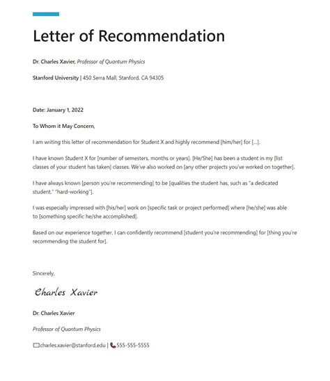 Letter of Recommendation (LOR): What is it & How to Write it? (Free ...
