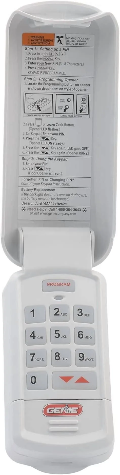 Garage Door Opener Wireless Keyless Keypad - Safe & Secure Access ...