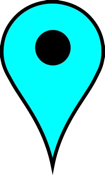 Map Pin Light Blue Clip Art at Clker.com - vector clip art online ...