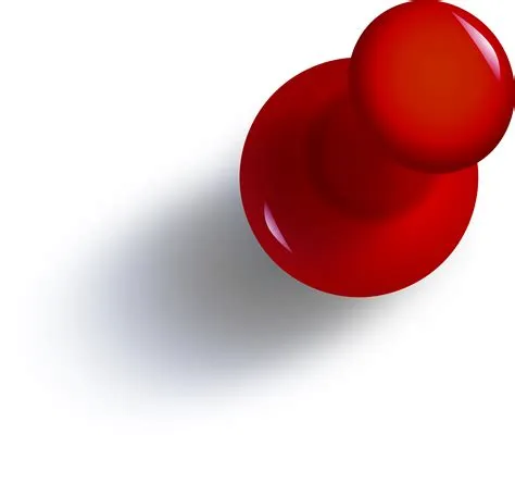 Red Push Pin Png
