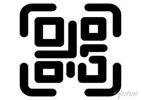 Simple qr code. vector qr code icon posters for the wall • posters ...