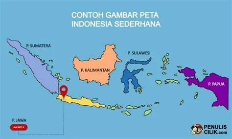 Gambar Peta Indonesia Lengkap Dengan Legenda - 53+ Koleksi Gambar