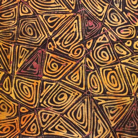 Abstract Earthy African Batik- 5 Yards | Urbanstax | African batik ...