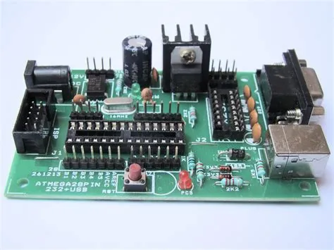 AVR ATMEGA328P 28 Pin Prototype Board with RS232 & Virtual USB ...