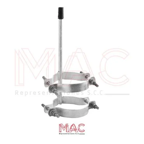 Perno pin punta de poste simple y doble - MAC Representaciones